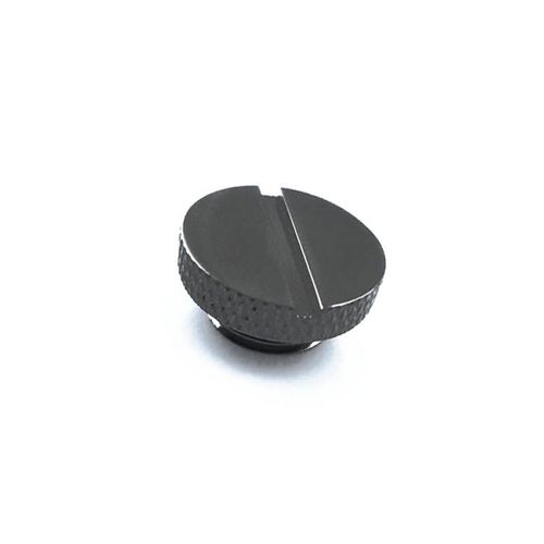 XSPC Verschlussstopfen 1/4 Zoll - black chrome