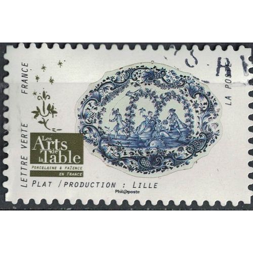 France 2018 Oblitéré Rond Used Arts De La Table Porcelaine Et Faïence Plat Production Lille Y&t 1529 Su