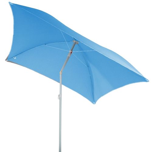 Parasol De Plage Carré Hélenie - L. 180 X L. 180 Cm - Bleu Clair