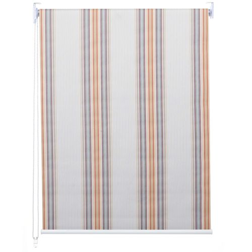 Store À Enrouleur Pour Fenêtres, Hwc-D52, Avec Chaîne, Avec Perçage, Opaque, 100 X 160   Gris/Marron/Orange