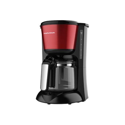 Morphy Richards Accents M162752EE - Cafetière - 12 tasses - rouge