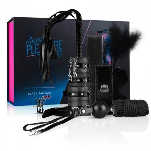 Kit Sm Coffret Black Fantasy - 10 Pièces Secret Pleasure Chest