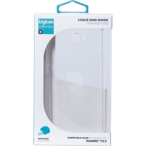 Coque Semi-Rigide Transparente Ultra Fine Pour Huawei Y5ii Transparent