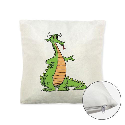 Coussin Doux Polaire Imprimé 40x40 Cm Dragon 7