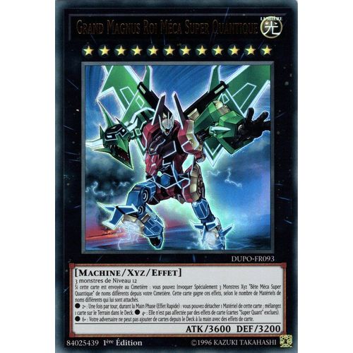 Yu-Gi-Oh! - Dupo-Fr093 - Grand Magnus Roi Méca Super Quantique - Ultra Rare