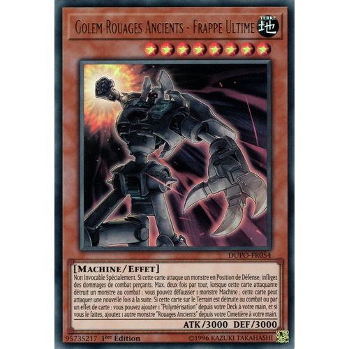 Yu-Gi-Oh! - Dupo-Fr054 - Golem Rouages Ancients - Frappe Ultime - Ultra Rare