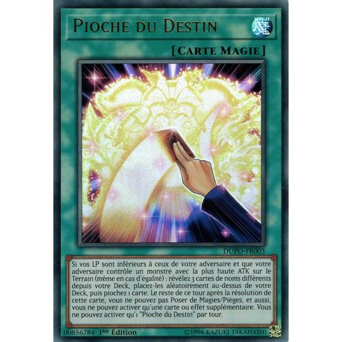 Yu-Gi-Oh! - Dupo-Fr003 - Pioche Du Destin - Ultra Rare