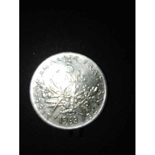 Piece De 5 Francs Argent Semeuse 12 Grs Tbe