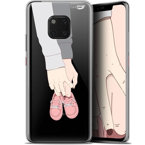 Caseink Coque Pour Huawei Mate 20 Pro (6.39 ) Gel Hd [ Nouvelle Collection - Souple - Antichoc - Imprimé En France] A Deux Mon Bébé