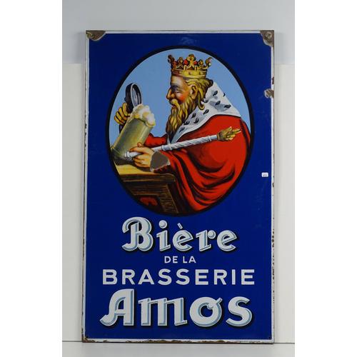 Affiche Bière De La Brasserie Amos