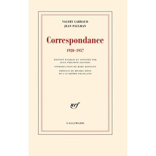 Correspondance 1920-1957