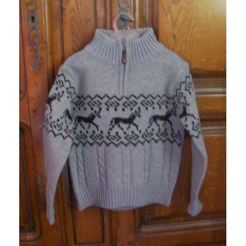Gilet Gris - Taille 4 Ans