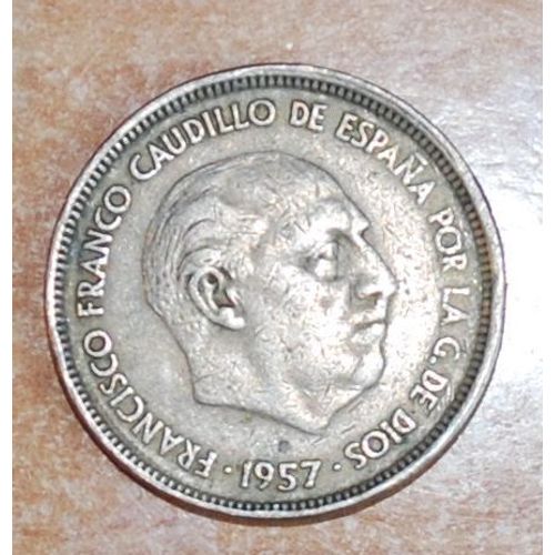 Espagne 25 Pesetas, 1957