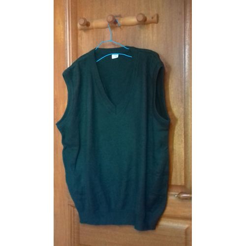 Sur Pull Homme Laine Vert Bouteille Taille 48