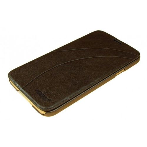 Etui Folio A Rabat Samsung Galaxy S5 Marron Brun Effet Basket Eco-Cuir (Pu)