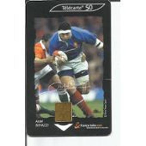 Télécarte 50 Unités = De La Collection Rugby : Abdel Benazzi Du 02/01, Tirage 400 000 Exemplaires