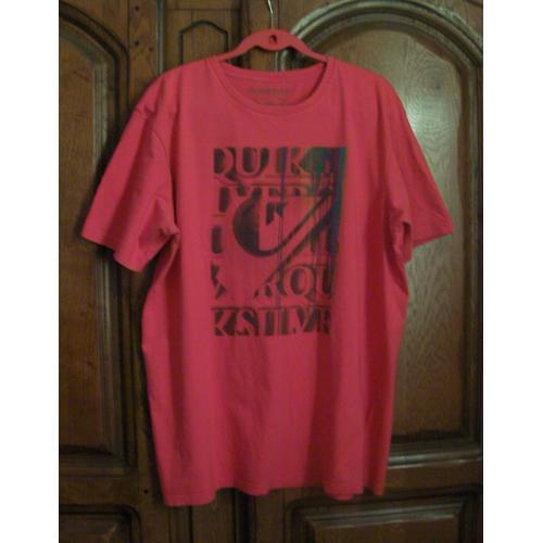 T-Shirt Rouge Quiksilver - Taille Xxl