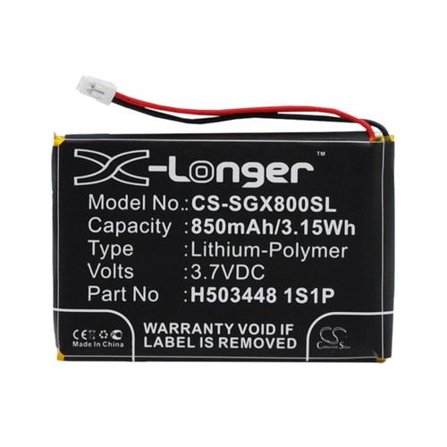 Batterie Li-Polymer 3.7vv 850mah / 3.15wh Type H503448 1s1p Pour Skygolf Skycaddie Aire, Skycaddie Aire 2, Skycaddie Aire Ii