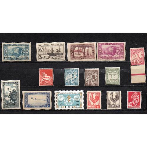 Algérie- Lot De 15 Timbres Neufs- Divers