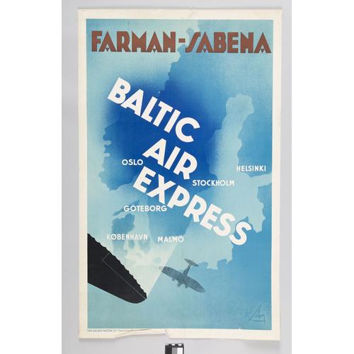 Affiche Farman Baltic Air Express