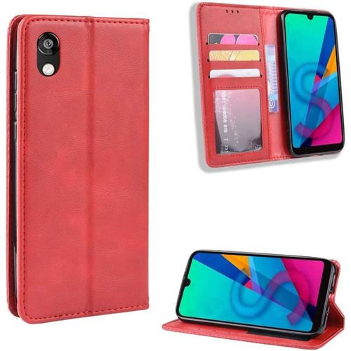 Coque Pour Huawei Honor 8s 2019,Étui De Protection Coque Pour Huawei Honor 8s 2019 Ksa-Lx2 Ksa-L22 Ksa-L03 Ksa-Lx3 Ksa-L23 Ksa-Lx9 Ksa-L09 Ksa-L29 Coque Housse Etui Cover Red