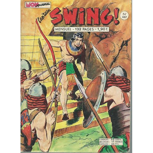 " La Révolte Des Esclaves " ( Captain / Cap'tain / Capt'ain Swing - Puma Noir ) : Capt'ain Swing # 107 ( 5 Mai 1975 )