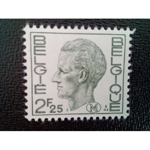 Timbre Belgique Yt 1696y Roi Baudouin Type "Elström" 1972 ( 8412 )
