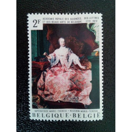 Timbre Belgique Yt 1710 Académie Royale Des Sciences 1972 ( 8412 )