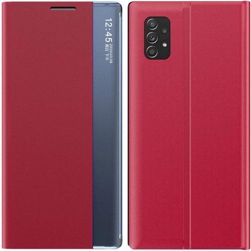 Etui À Rabat En Cuir Pour Samsung Galaxy A52 5g. Xiaomi Poco X3 Nfc/Sm A525f/S 20+/A12/42/A 71/M11/A51/S21 Plus/Note 20 Ultra/S10 Lite Coque/Smart Holster/Étui Pour Téléphone