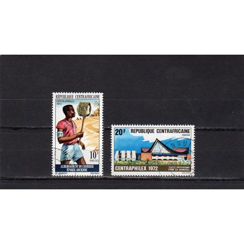 Timbres-Poste De République Centrafricaine (Exposition Philatélique « Centraphilex 1972 »)