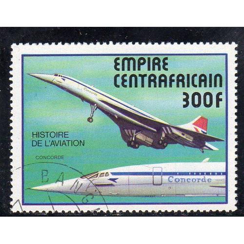 Timbre-Poste De Centrafrique (Histoire De LAviation)