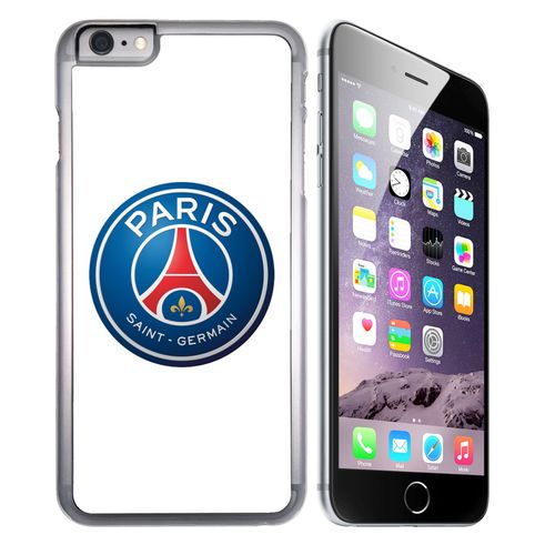 Coque Pour Iphone 6 Plus Et Iphone 6s Plus Logo Psg Fond Blanc