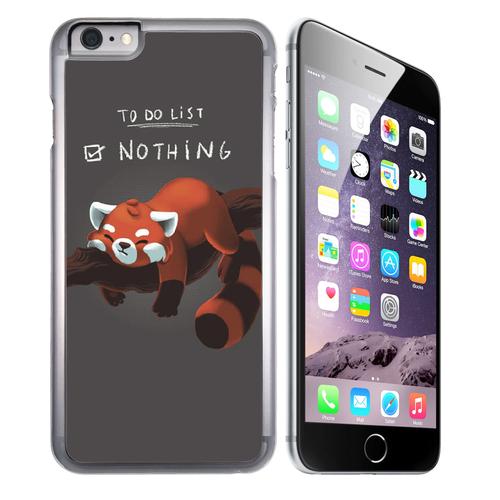 Coque Pour Iphone 8 To Do List Panda Roux
