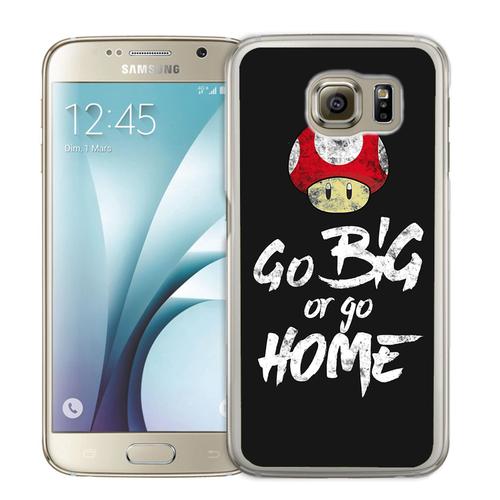 Coque Pour Samsung Galaxy S6 Go Big Or Go Home Musculation