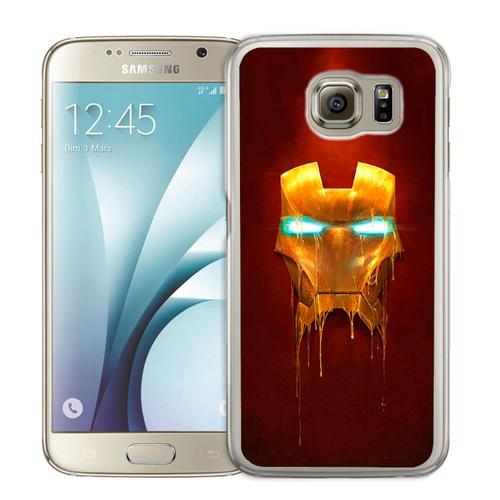 Coque Pour Samsung Galaxy S6 Iron Man Gold