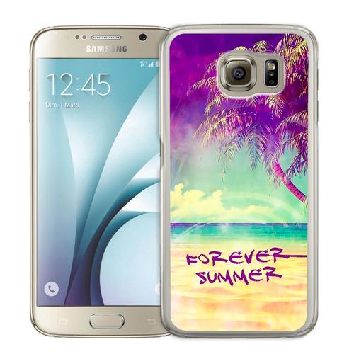 Coque Pour Samsung Galaxy S6 Edge Forever Summer
