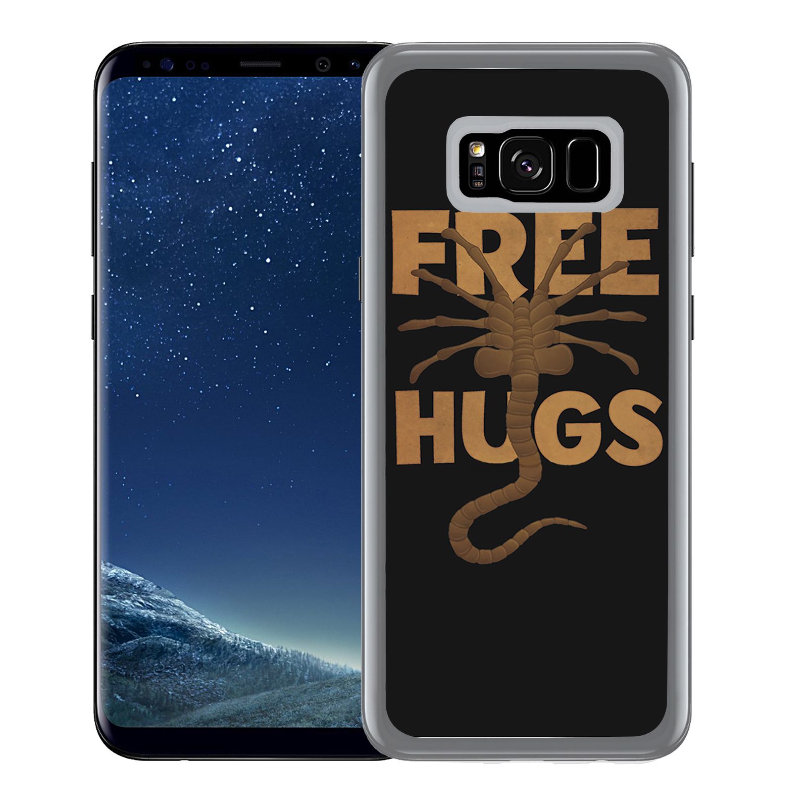 Coque Pour Samsung Galaxy S8 Free Hugs Alien