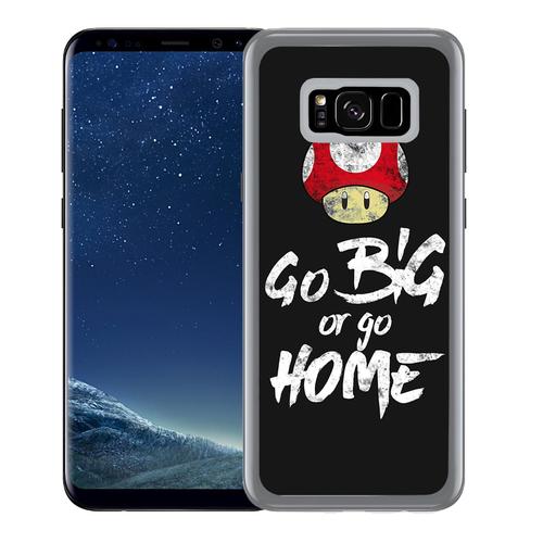 Coque Pour Samsung Galaxy S8 Plus Go Big Or Go Home Musculation