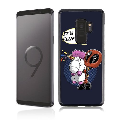Coque Pour Samsung Galaxy S9 Plus Deadpool Fluffy Licorne