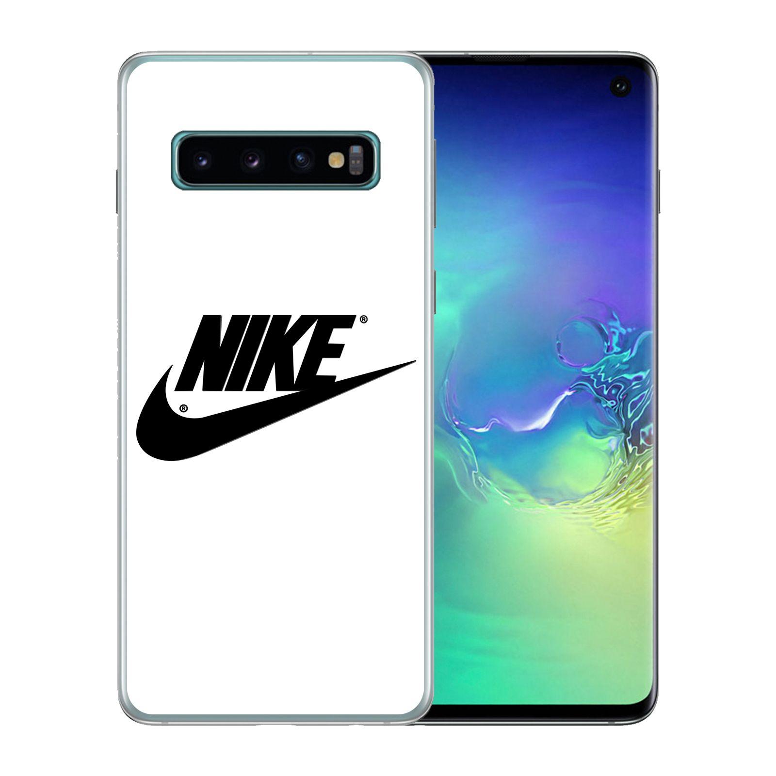 Coque pour Samsung Galaxy S10 nike logo blanc Rakuten