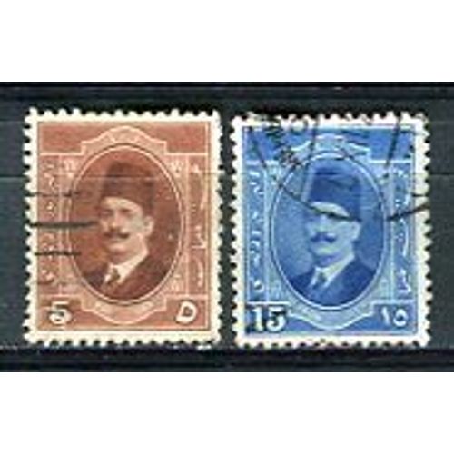 Lot De 2 Timbres Oblitérés - Afrique Du Nord