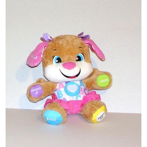 Puppy Fille Sis Fisher Price Peluches Interactives Fisher Price Poupées Peluches 32cm