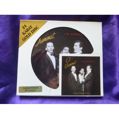 Frank Sinatra Dean Martin Sammy Davis Jr The Summit In Concert 24 Karat Gold Disc N° 22687 Cd