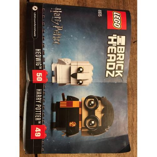 Notice Lego 41615 Harry Potter Et Hedwig Brick Headz