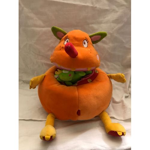 Monstre Lilliputiens Orange Et Grenouille Vibre Éveil