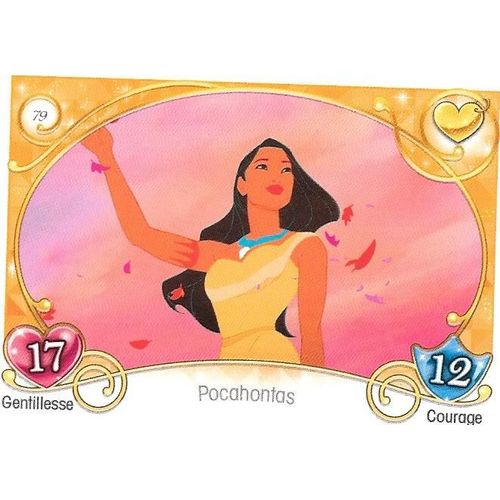 Disney Princess Trading Card Game N° 79 Pocahontas (2017) Topps