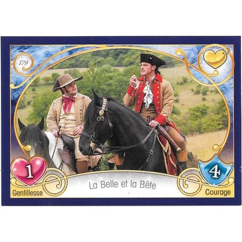 Disney Princess Trading Card Game N° 179 La Belle Et La Bete "Le Film" (2017) Topps