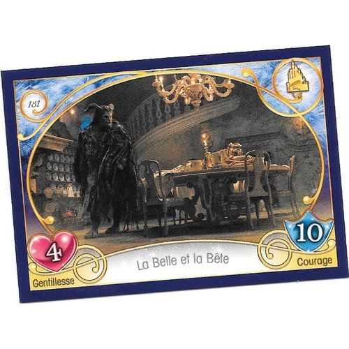 Disney Princess Trading Card Game N° 181 La Belle Et La Bete "Le Film" (2017) Topps