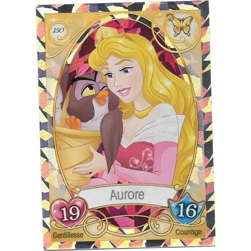 Disney Princess Trading Card Game N° 150 "Brillante" Aurore (2017) Topps