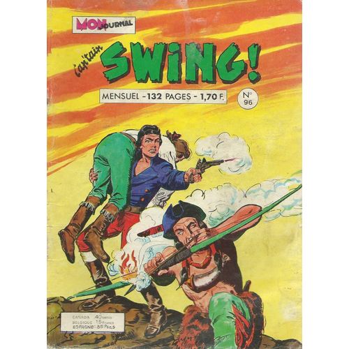 " Les Hors-La-Loi " ( Captain / Cap'tain / Capt'ain Swing - Puma Noir ) : Cap'tain Swing ! # 96 ( 5 Juin 1974 )